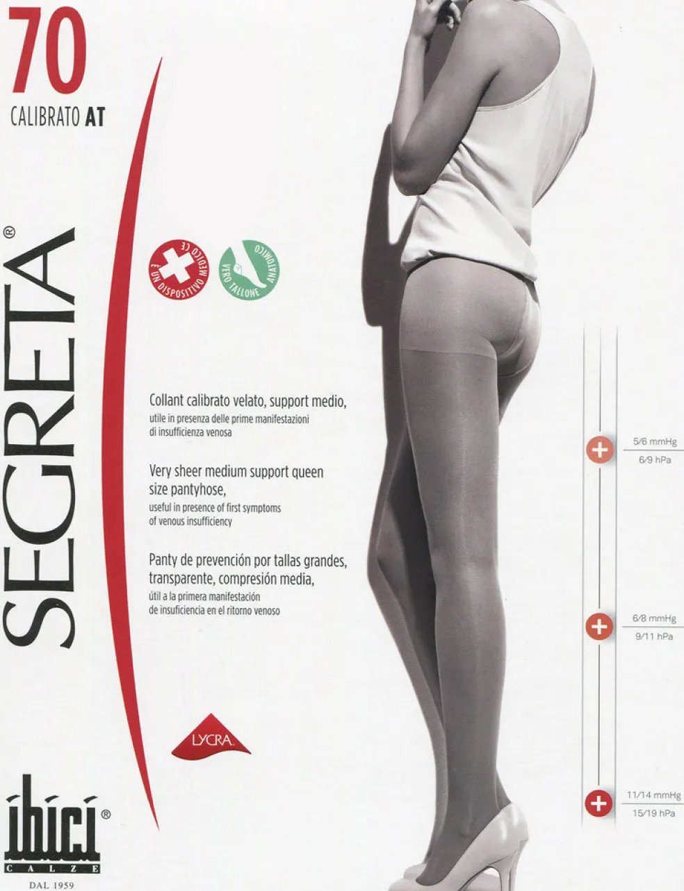 Collant 70 Support Pantyhose Plus